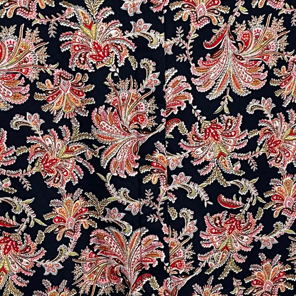 Chaps Hidden Button Floral Long Sleeve No Iron Shirt 2X - Picture 3 of 7